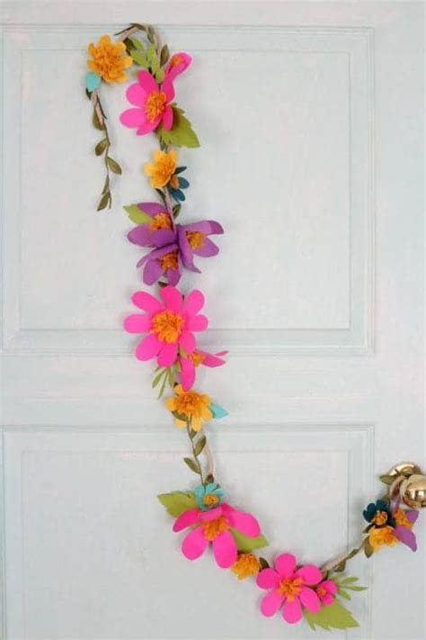 15 Fantastic Paper Flower Garlands For Weddings The Crafty Blog Stalker
