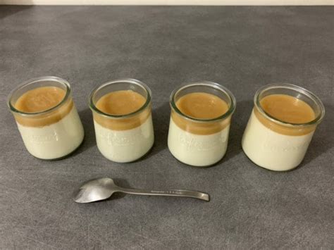 Panna cotta caramel beurre salé au Thermomix