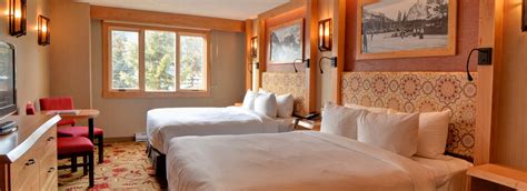 Yes, it is 0.3 miles away from the center of banff. Guest rooms - Banff Ptarmigan Inn - Official Website