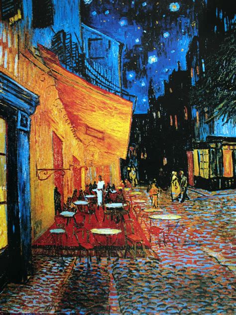 Affiche Van Gogh Terrasse de café la nuit 60 x 80 cm