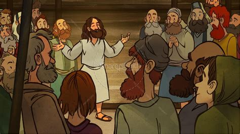 Luke 5 Jesus Heals The Paralytic Kids Bible Stories