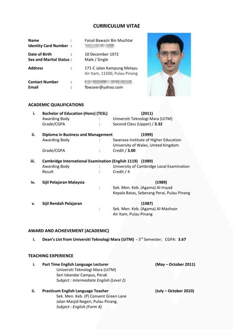 Contoh Resume Lengkap Bahasa Melayu
