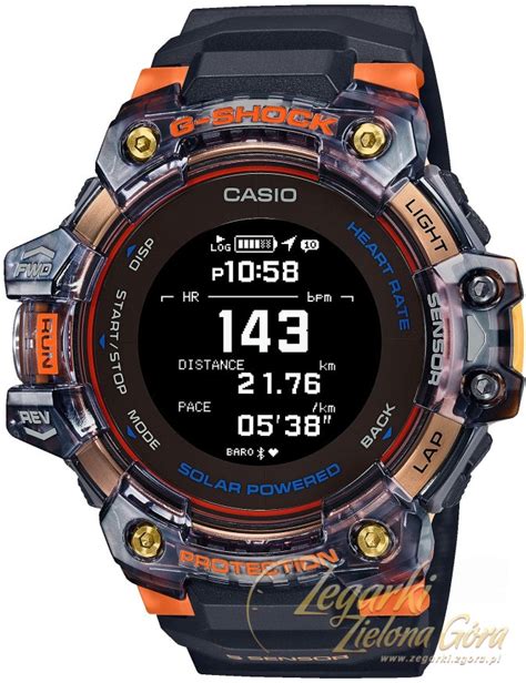 Casio Gbd H1000 1a4er ⌚ G Shock Fitness Watch Digital Hr Gps Bluetooth Steptracker Red Zegarek Męski