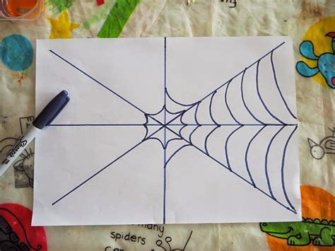 Learn With Play At Home Spider Web Art For Kids