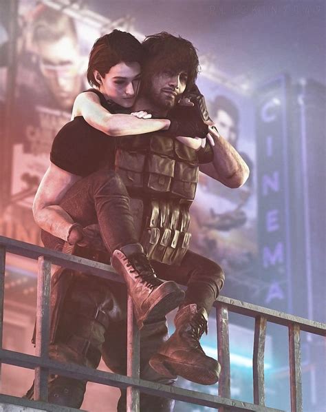 Jill And Carlos By Pliskin2049 On Deviantart Resident Evil Girl