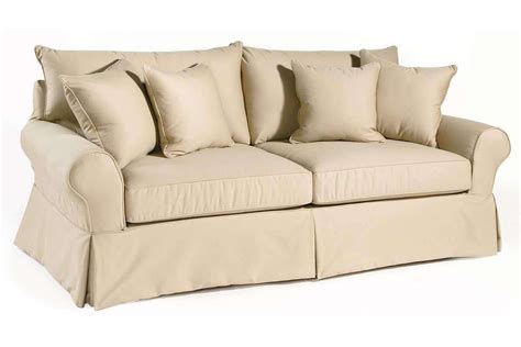 Delilah Fabric Slipcovered Queen Sleeper Sofa Luxury Furniture Living