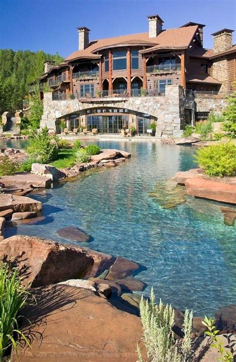 80 Attractive Backyard Ideas With Swimming Pool Dream Pools Mansions