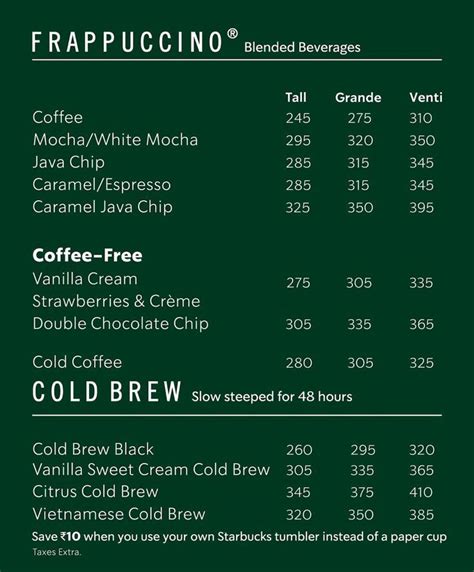 The Menu For An Italian Coffee Shop With Prices And Drinks In Green