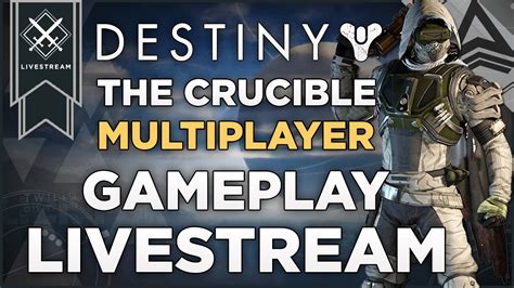 Destiny Playing Crucible Multiplayer Live Getting Bounties Done