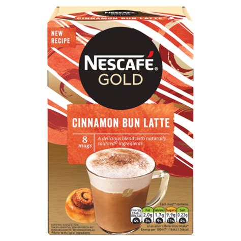 Nescafe Gold Cinnamon Bun Latte Instant Coffee 8 X 18g Sachets We Get