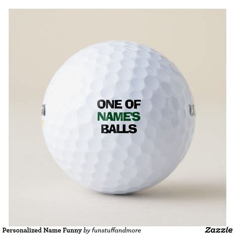 An interesting thing about golf is that no matter how badly you play; Personalized Name Funny Golf Balls | Zazzle.com | Golf ...