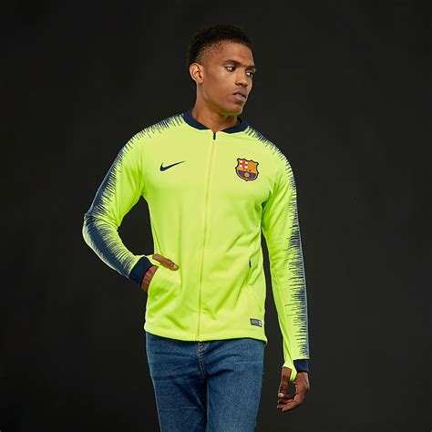 Nike Fc Barcelona 201819 Anthem Fb Jacket Mens Replica Jackets
