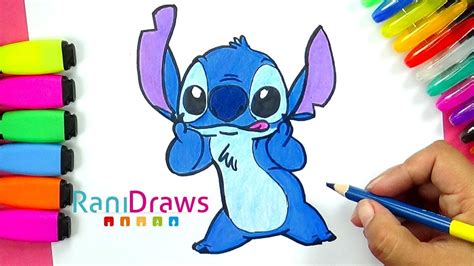 How To Draw Stitch Cómo Dibujar A Stitch Youtube