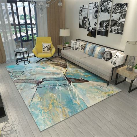 Dekorasi kamar tidur persegi panjang: Desain baru Eropa Parlor Karpet Kamar Tidur Karpet Tikar ...