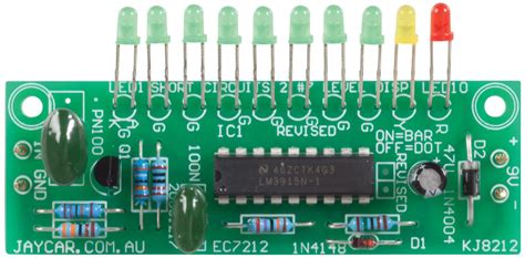 Capacitors c4 and c5, proper wiring and correct pcb layout should help to maintain a good degree of noise immunity. Skema Vu Display Lm3915 / Infinity Mirror Music Vu Meter ...