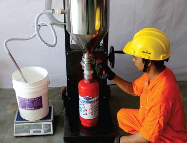 They also have the equipment to refill a fire extinguisher. Fire Fighting Equipment Servicing India - SHM Group