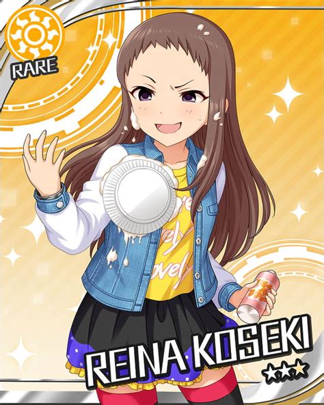 Koseki Reina Idolmaster Idolmaster Cinderella Girls Blush Bowl Brown Hair Card Medium