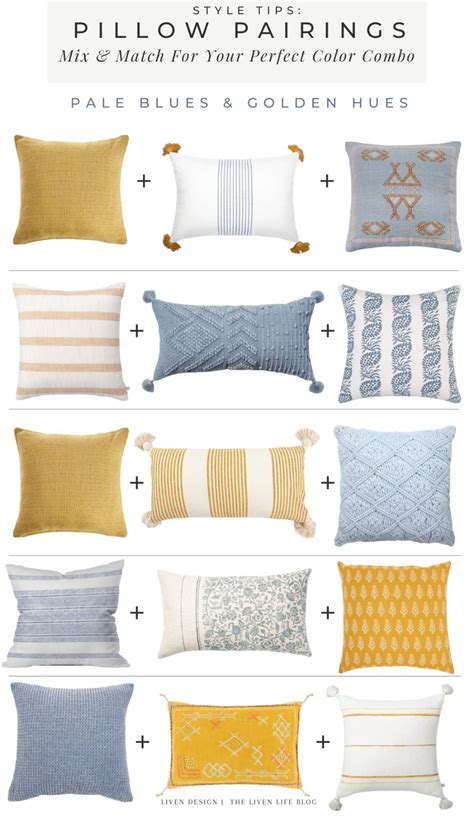 Mix And Match Throw Pillows And Find Your Perfect Color Combo — Liven
