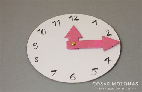 Cómo Hacer Un Reloj De Cartón Cosas Molonas Diy Blog