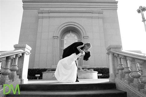 Lds Temple Wedding Photographer Sacramento Ca Pang And John Kissing