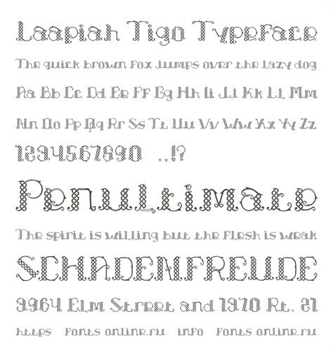 Laapiah Tigo Typeface Font