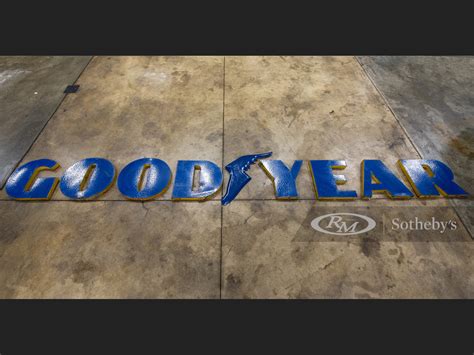Goodyear Letters Sign Auburn Fall 2021 Rm Auctions
