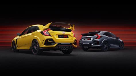 Honda Civic Type R Sport Line And Limited Edition Models Unveiled