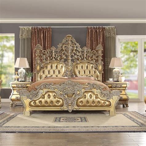 Homey Design Hd 7266 Eastern King 5pc Bedroom Set Pickle Frost