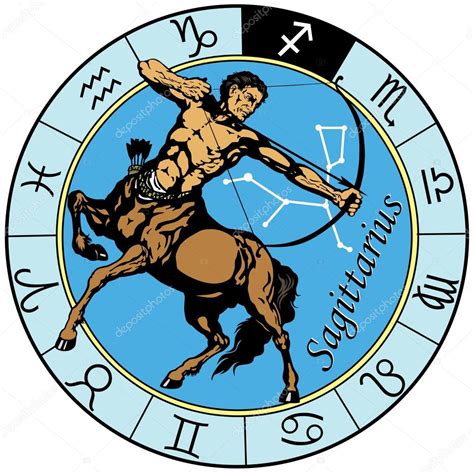 Sagittarius Zodiac — Stock Vector © Insima 53962085