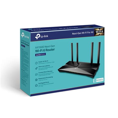 The ax1500 automatically detects the fastest protocol that your device is capable of using, and uses that protocol to ensure that you get the fastest connection possible. TP-Link WiFi 6 AX1500 Archer AX10 | Acmetech.in