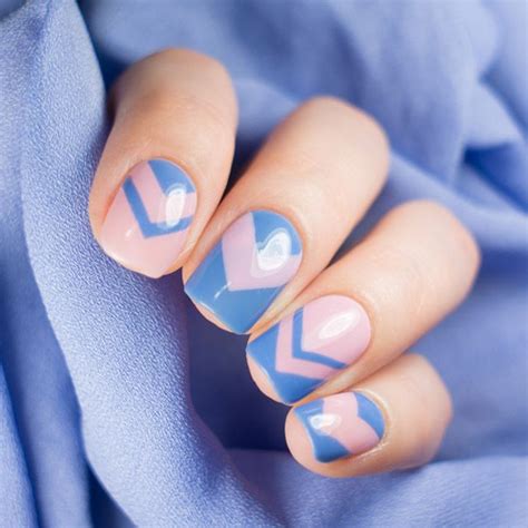 20 Incredible Pink And Blue Nails Pantone 2016 Round Up