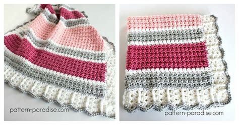 Essentials Baby Blanket Free Crochet Pattern Crochet Baby Blanket