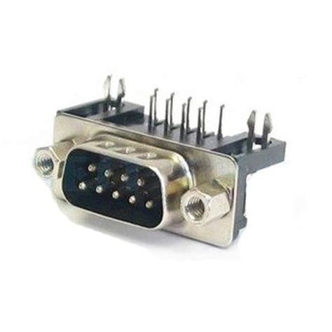 Jual D Sub Db9 9 Pin Male Right Angle 9pin Pcb Connector 9p Konektor