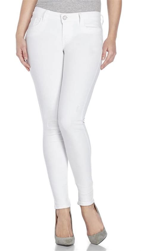 These were designed to fit your body perfectly with with so many options to choose from, including jean leggings, skinny, flare, and more, there is something for every style and every fashion follower. Levi's 535 White Super Skinny Jeans Women's Ankle Stretch ...