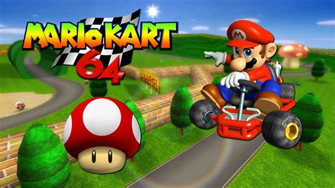 Coloriage nintendo mario serie2 16. Mario Kart 64 Playthrough - Pt.1 || Mushroom Cup - YouTube