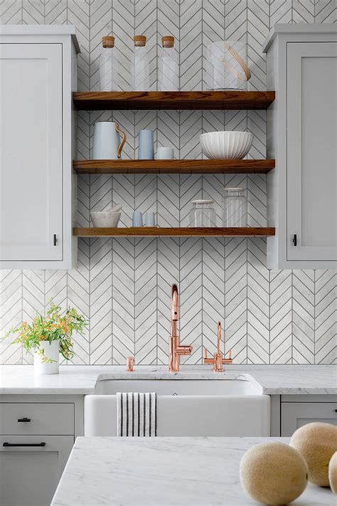 Consider the walls tiles or floor tiles, tiles are the inseparable 30+ latest modular kitchen designs ideas in india (2020). BA631613 - Marble in 2020 | White tile kitchen backsplash ...