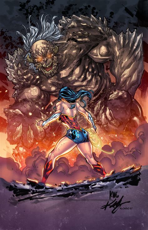 Wonder Woman Vs Doomsday By Alonsoespinoza On Deviantart