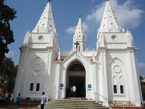 All 10 bundles of churchfront pads. Front view of Poondi Church, Ariyalur District, Tamilnadu ...