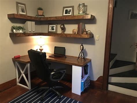 Over Desk Shelving How To Decorate A Small Living Room In Six Easy Steps