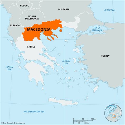 Macedonia Greece History Location Map Facts Britannica