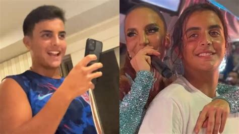 com 13 anos filho de ivete sangalo impressiona seguidores ao exibir músculos veja foto