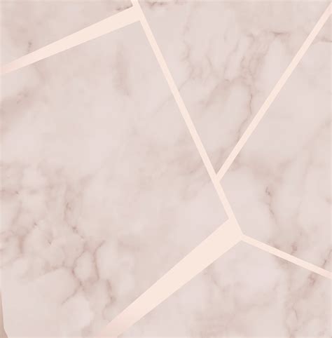 Fine Decor Fractal Marble Wallpaper Fd42264 Rose Gold