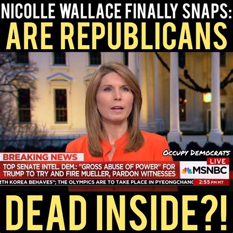 Nicolle Wallace Snaps Over Soulless Republicans Msnbcs Republican
