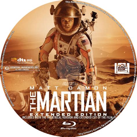 Coversboxsk The Martian 2015 High Quality Dvd Blueray Movie