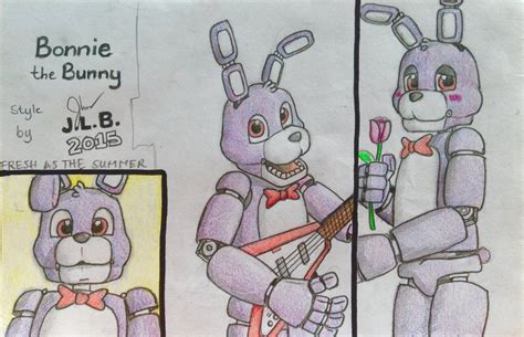 Five Nights At Freddys Bonnie The Bunny By Sammfeatblueheart On