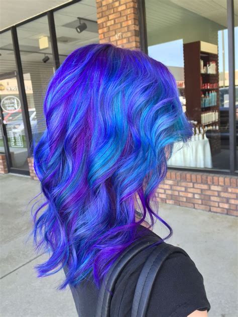 Mermaid colormelt on your hair is the perfect way to show off your grungy soul. Mermaid hair 💜 | Mermaid hair, Hair, Long hair styles