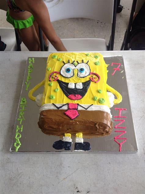 Spongebob Cake Spongebob Cake Cake Novelty Cakes