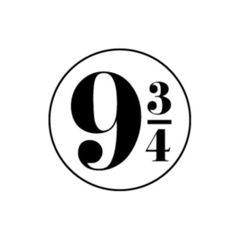 Download Platform 9 3/4 - Harry Potter Vinyl Decal - Multiple ...
