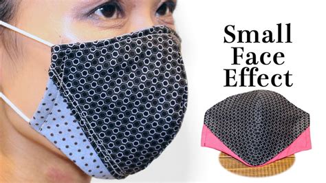 【small Face Effect】face Mask Sewing Tutorial 4 Layer Mask With