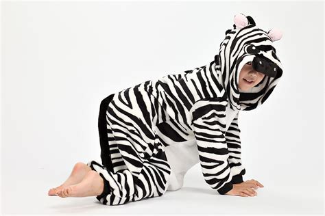 Zebra Onesie For Kids Pajamas Unisex Pajamas Kids Pajamas Animal